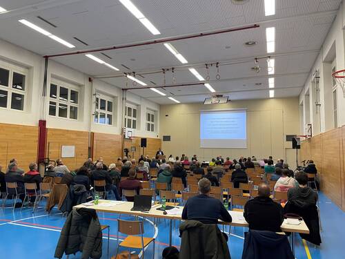 Assemblée présente lors de la séance publique